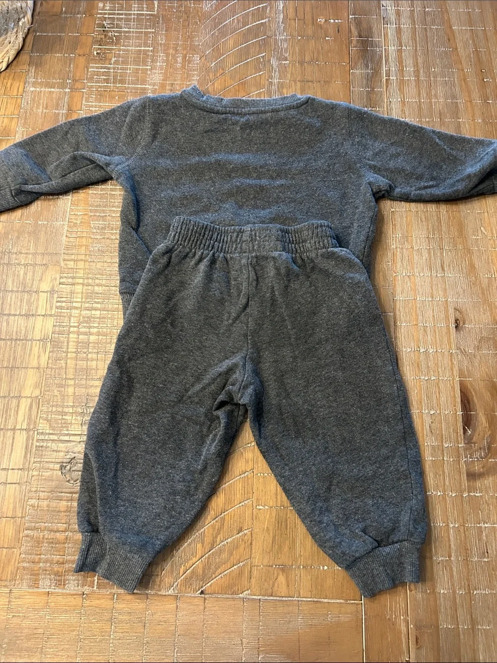 Champion Kids Charcoal Gray Sweatshirt & Joggers Set